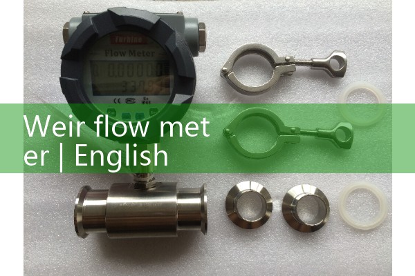 weir flow meter