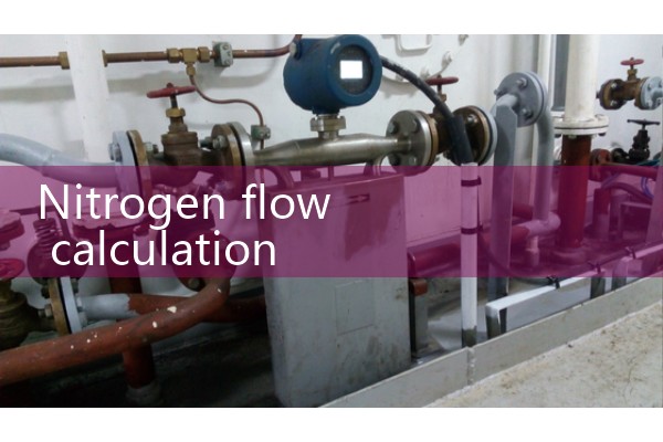 Nitrogen flow calculation