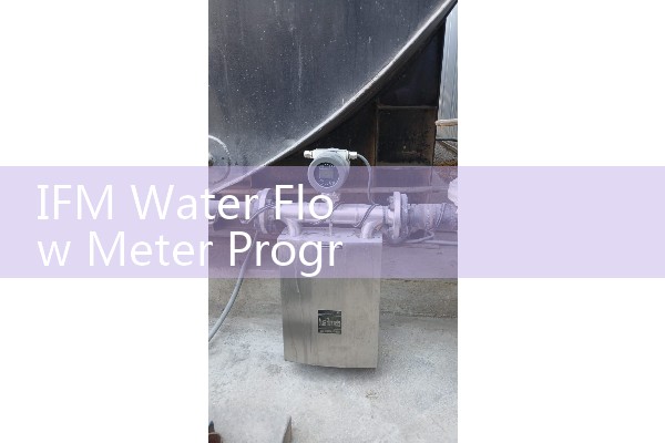 IFM Water Flow Meter Programming: Setting Up Pulse Outputs and Flow Thresholds