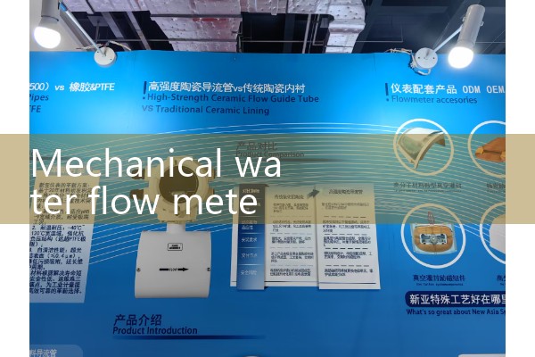 mechanical water flow meter|magnetic flow meter