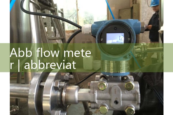 abb flow meter|magnetic flow meter